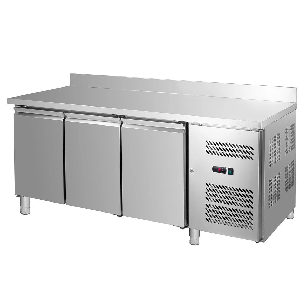 GastroHero GNH3200TN Kühltisch 3 Türen 294 Liter