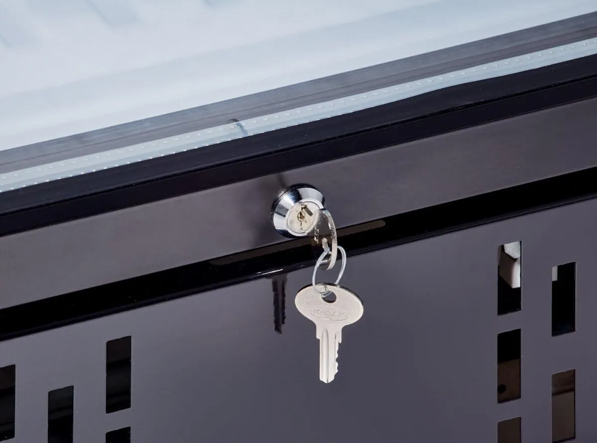GastroHero Profi 382 Getränkekühlschrank 382 L Schwarz