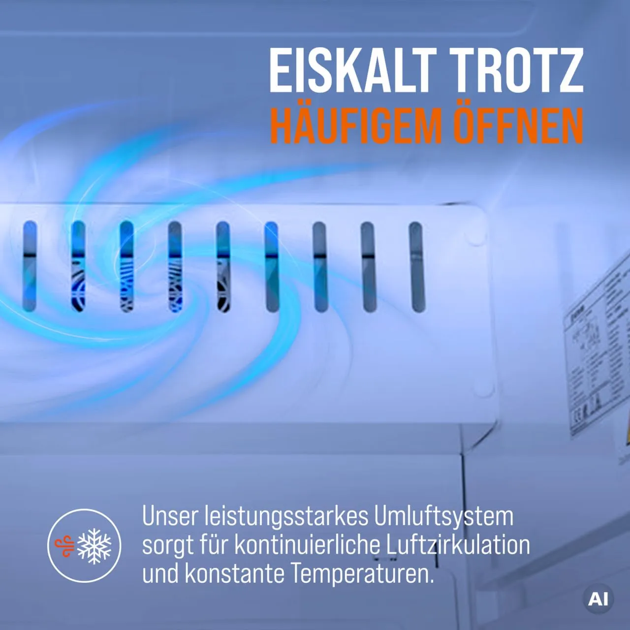 GastroHero LKSE400B Lagerkühlschrank 336 L