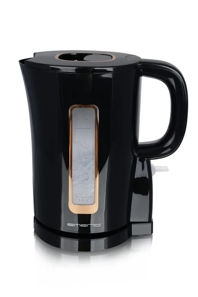Emerio WK-125130 Wasserkocher 1,7L Schwarz-Gold