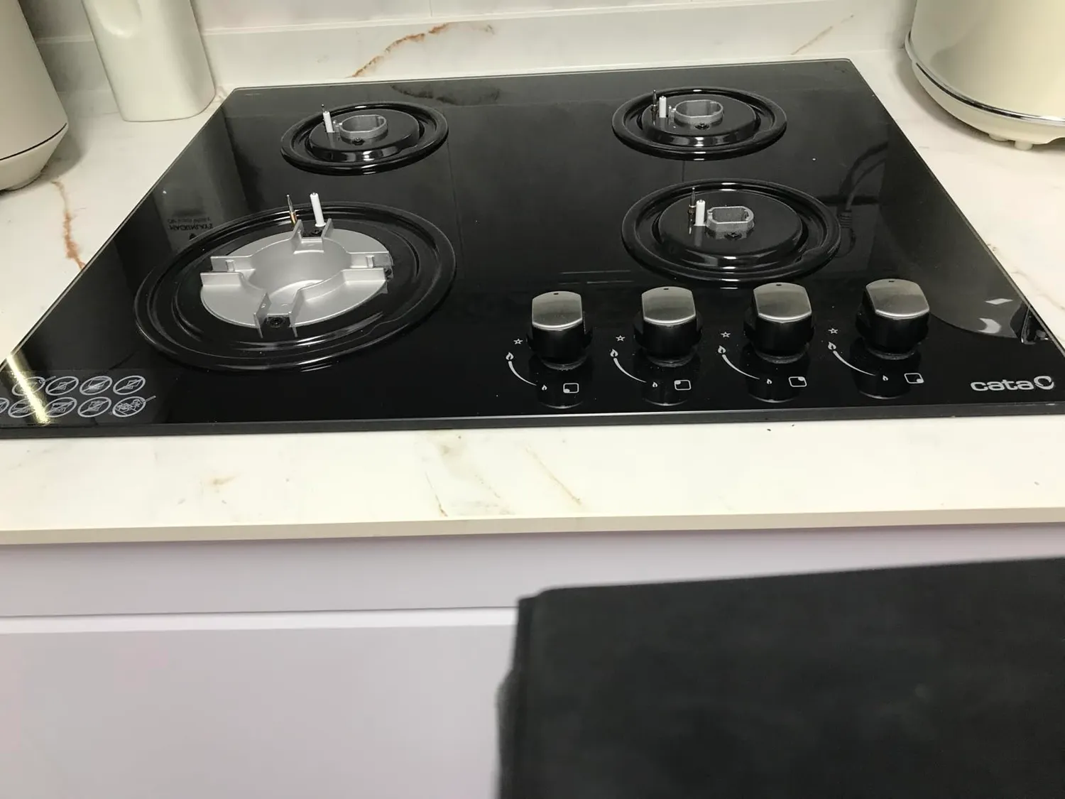 CATA CCI 6031 BK Gaskochfeld 59cm Schwarz 4-flammig