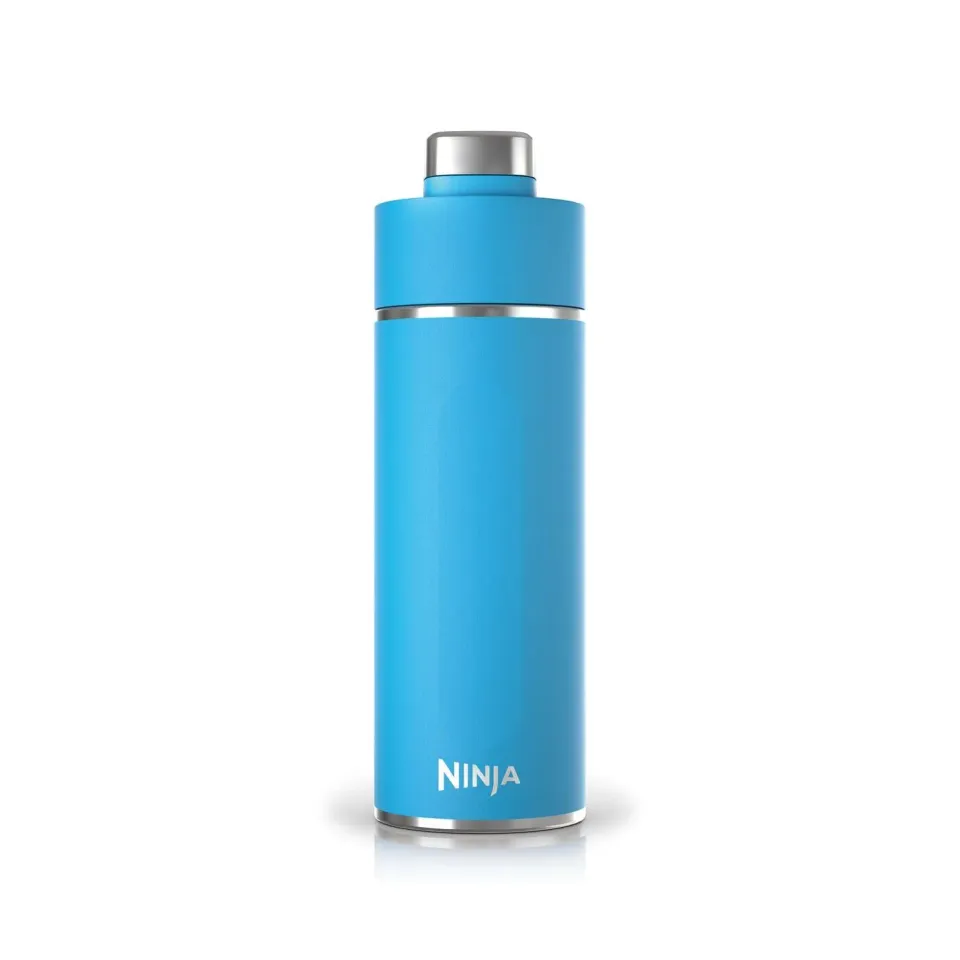 Ninja Thirsti Wasserflasche 530ml Tropenblau isoliert
