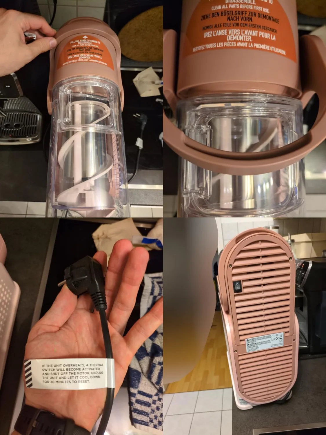 Ninja SLUSHi FS301EUPK Slush-Eismaschine 1,9L Rosa 5 Programme