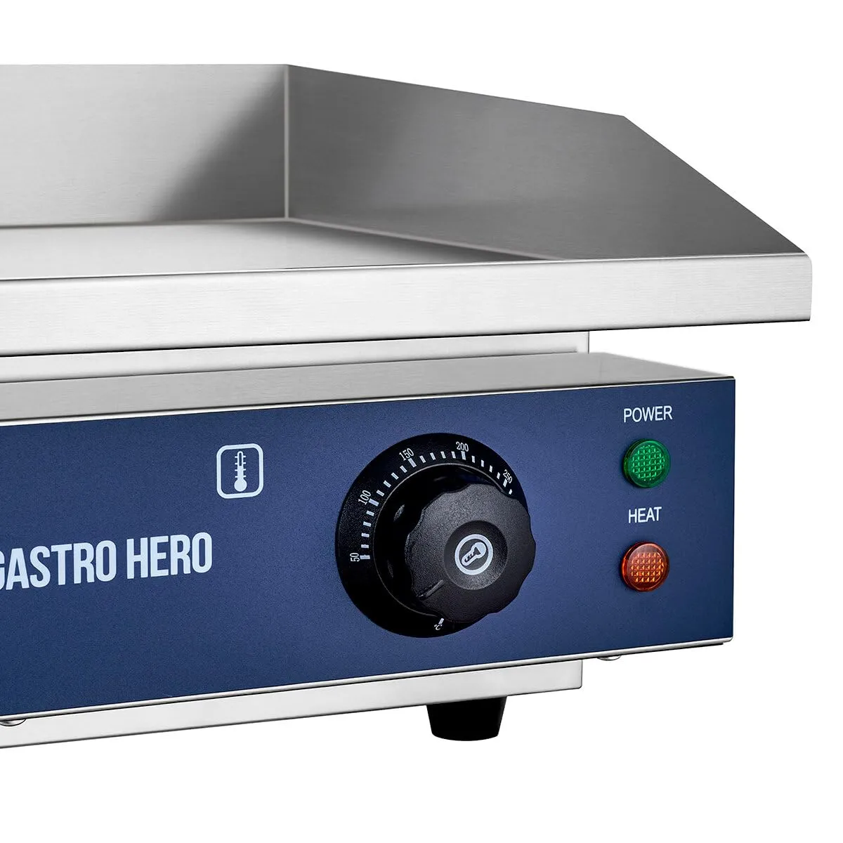 GastroHero GPE550FE Grillplatte glatt 3 kW Tischgerät