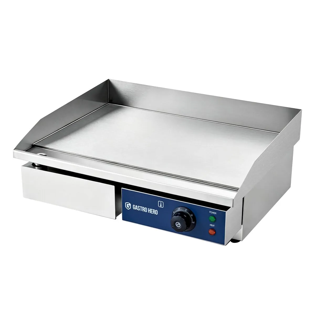 GastroHero GPE550FE Grillplatte glatt 3 kW Tischgerät