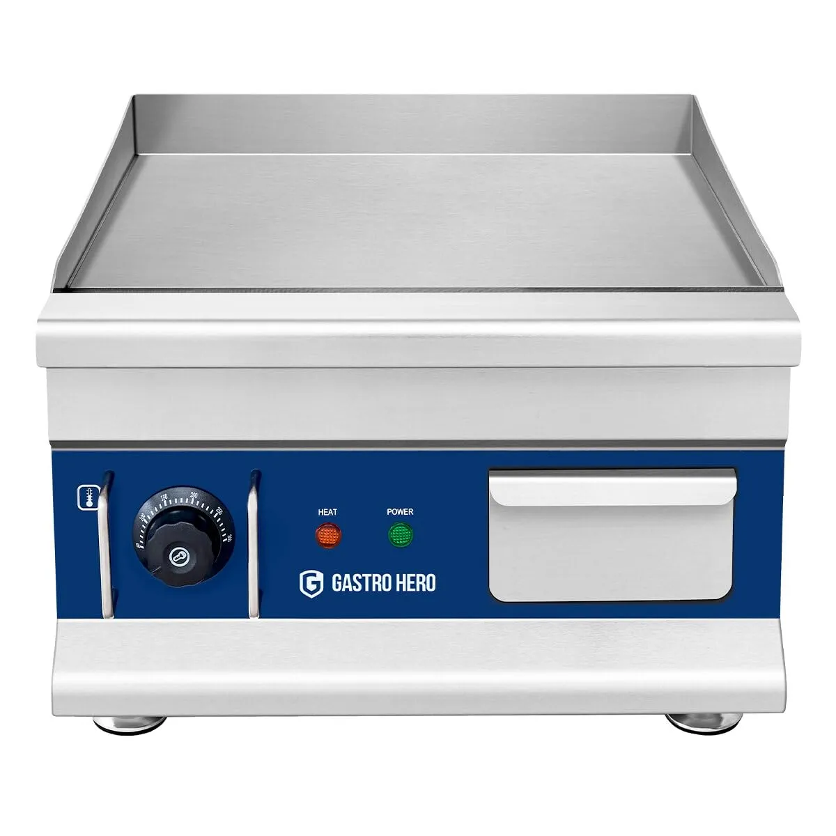 GastroHero GPE410F Grillplatte glatt 410x425 2,5 kW