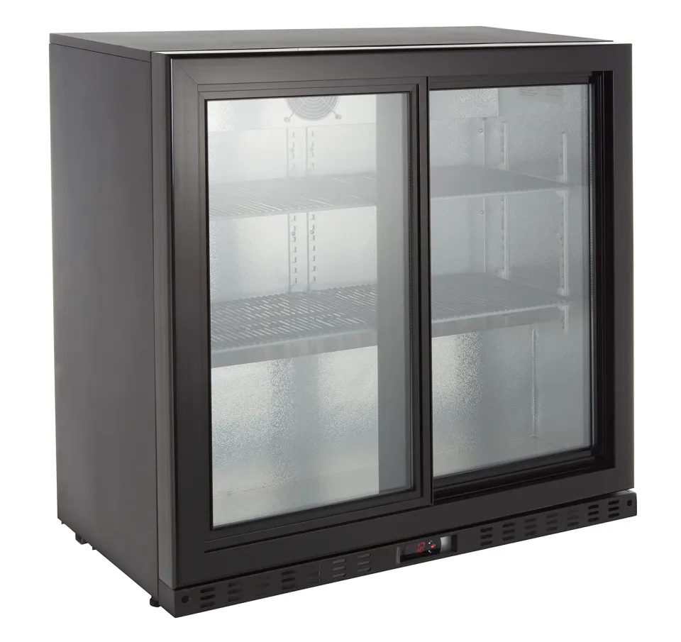 GastroHero ECO 208 Barkühlschrank 218 L schwarz