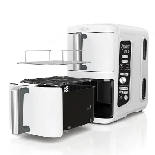 Ninja Double Stack XL SL400EUWH Heißluftfritteuse weiß 9,5 L
