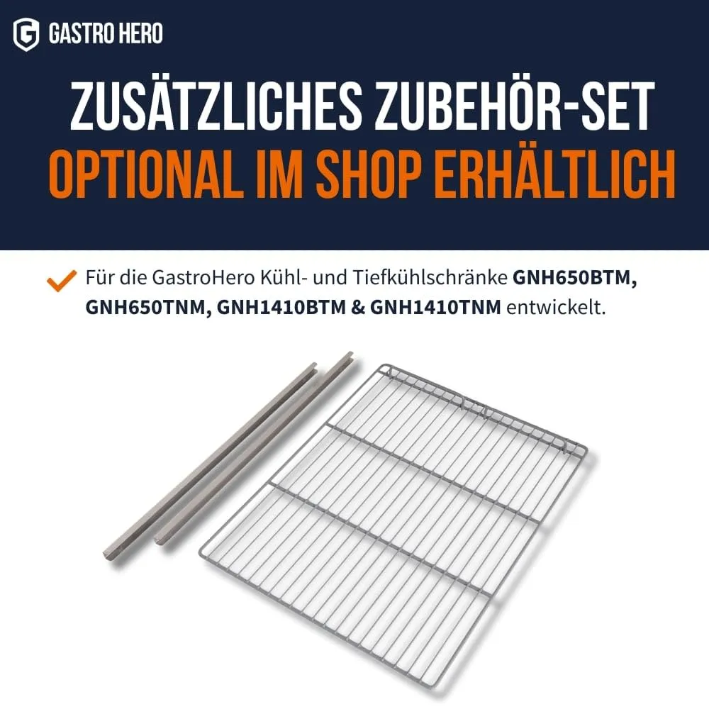 GastroHero ECO 1300 GN 2/1 Gewerbekühlschrank 1350L