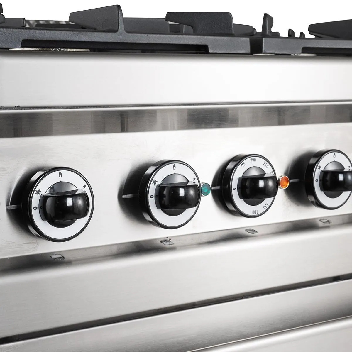 GastroHero Serie 77 Gasherd 6-flammig 48 kW mit Backofen