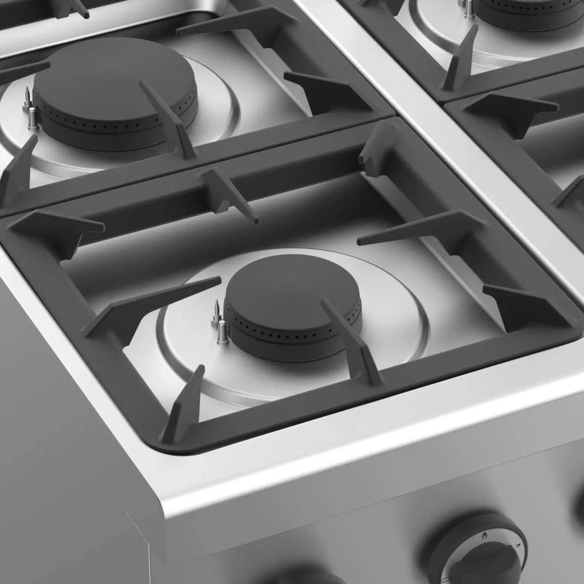 GastroHero Ecoline Plus 700 Gasherd 6-flammig 28,5 kW
