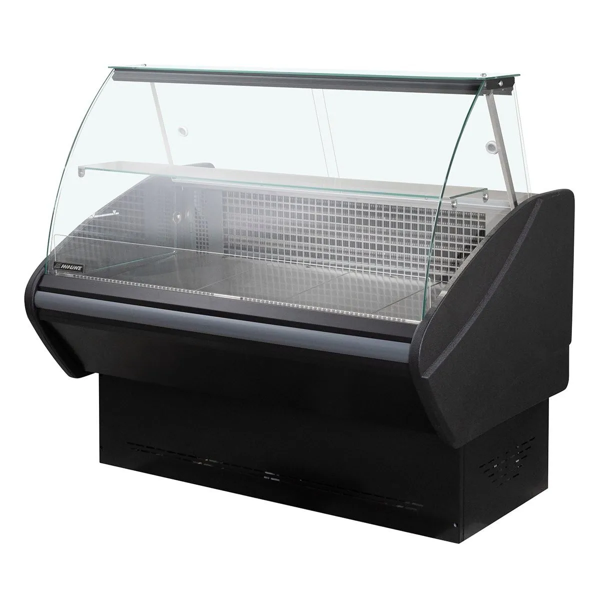 GastroHero RHEA Kühltheke 1340 mm schwarz LED Unterbau