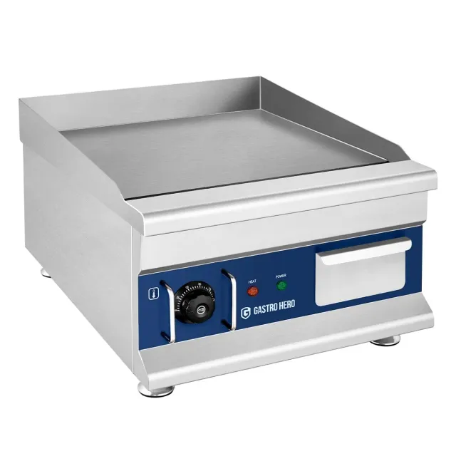 GastroHero GPE410F Grillplatte glatt 410x425 2,5 kW