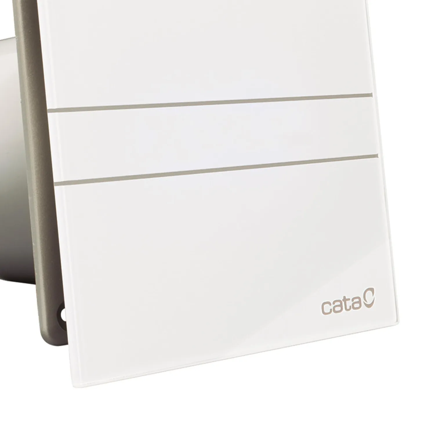 CATA E-100 GT Badlüfter Weiß Glasfront Timer
