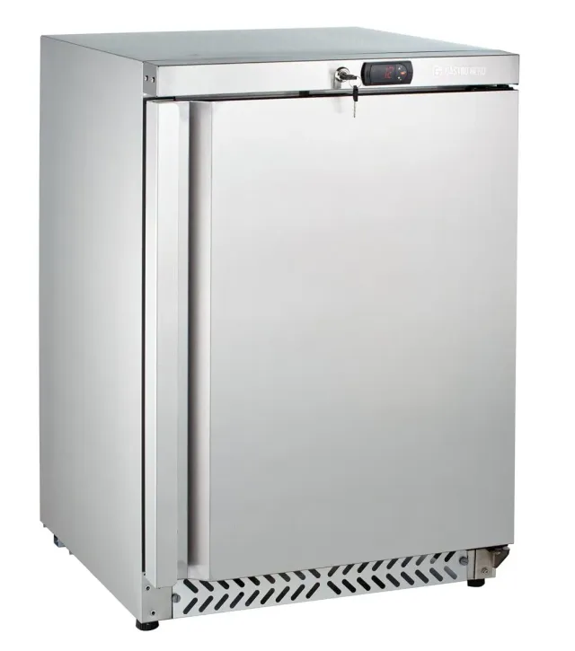 GastroHero SFH20S Tiefkühlschrank 170 Liter Edelstahl