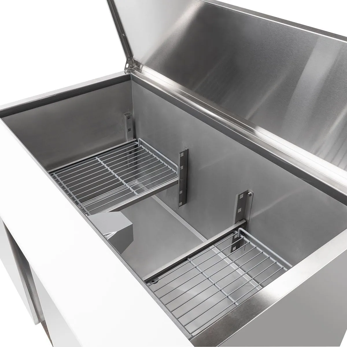 GastroHero SH900 Saladette 302L Edelstahl 2-türig