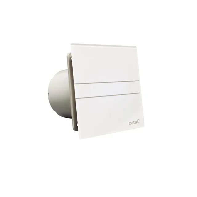Cata E-100 G Badlüfter Weiß Glas 115 m³/h