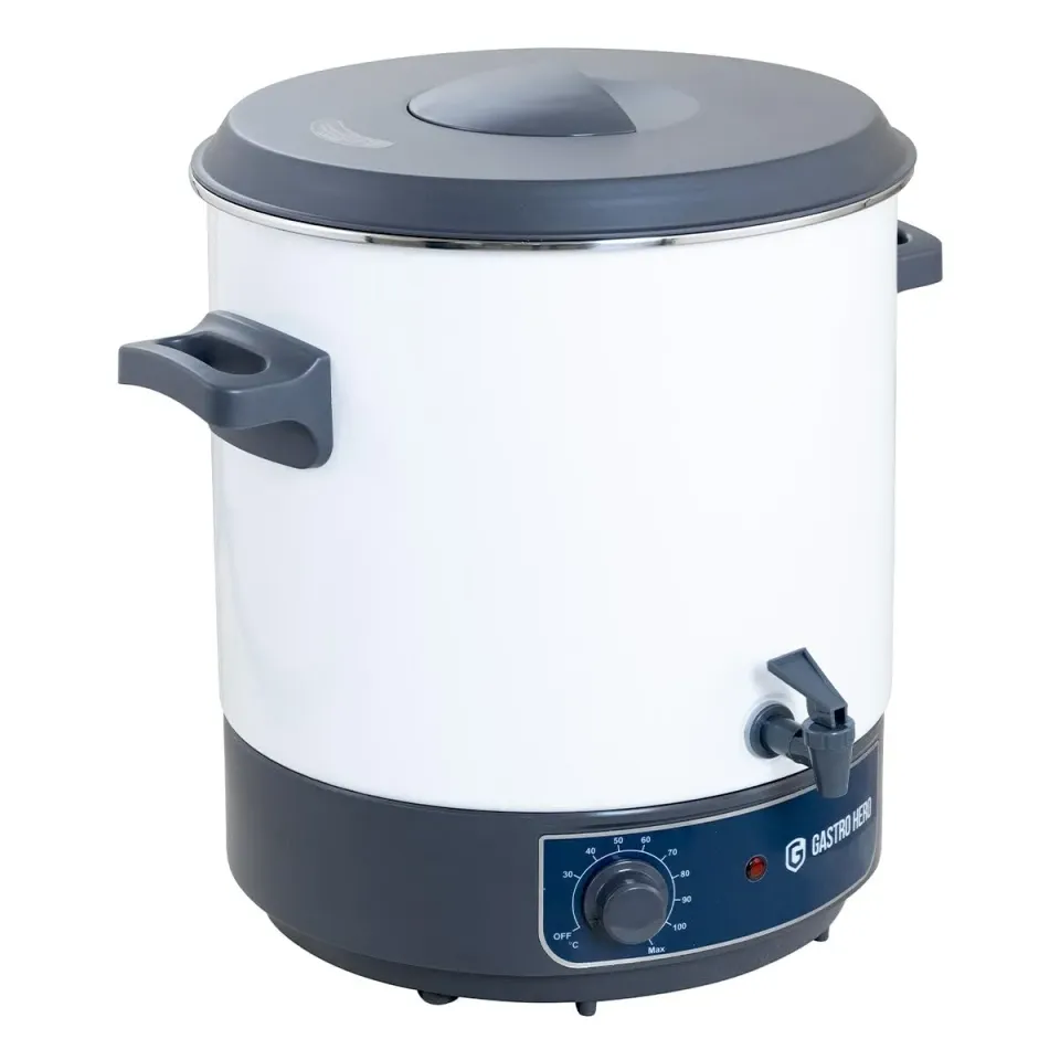 GastroHero GWK-ECO25 Glühweinkocher 23 L mit Hahn