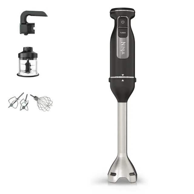 Ninja Foodi 3-in-1 Stabmixer CI100EU 850W Schwarz mit Zerkleinerer