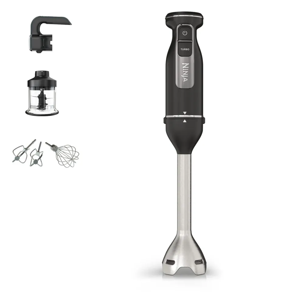 Ninja Foodi 3-in-1 Stabmixer CI100EU 850W Schwarz mit Zerkleinerer