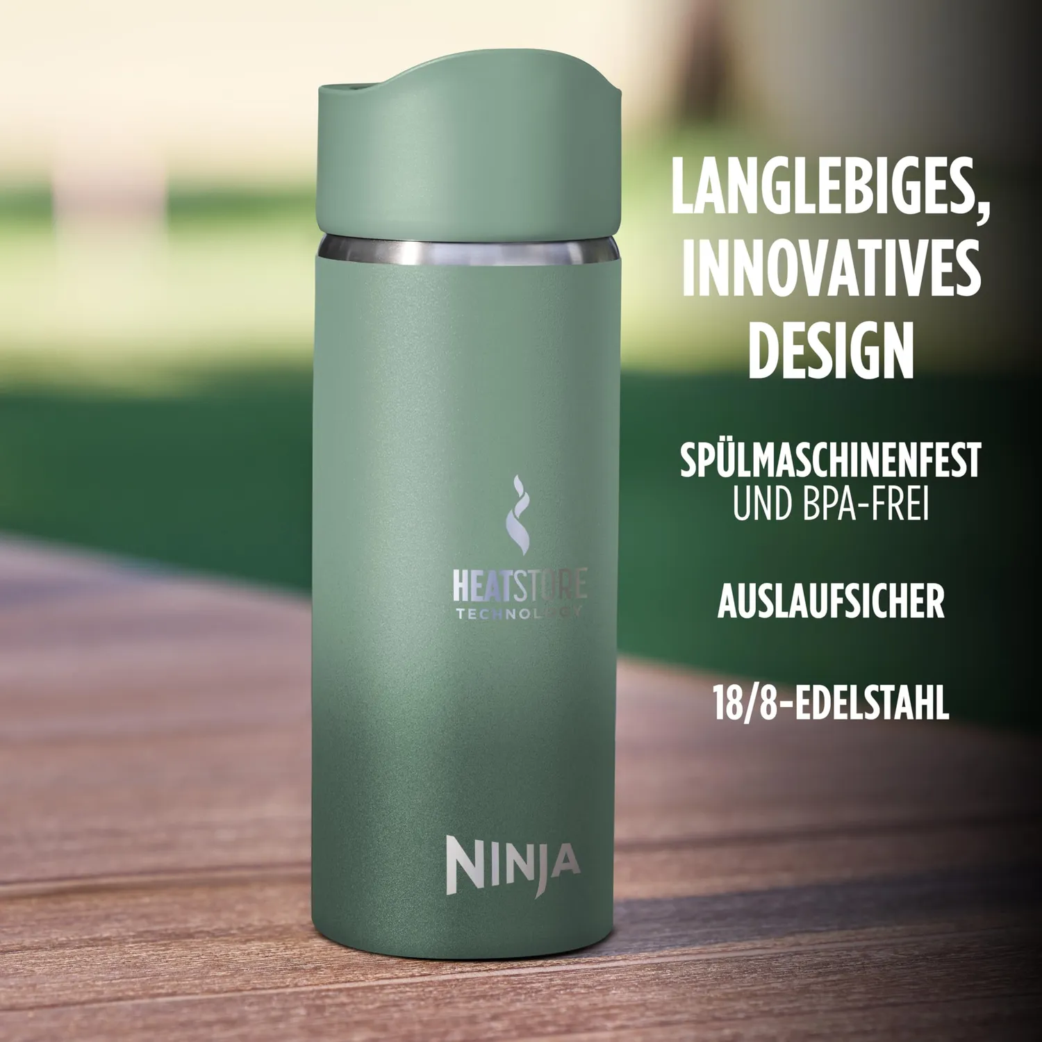 Ninja Sip Perfect DW1603 Trinkflasche 400ml Grün