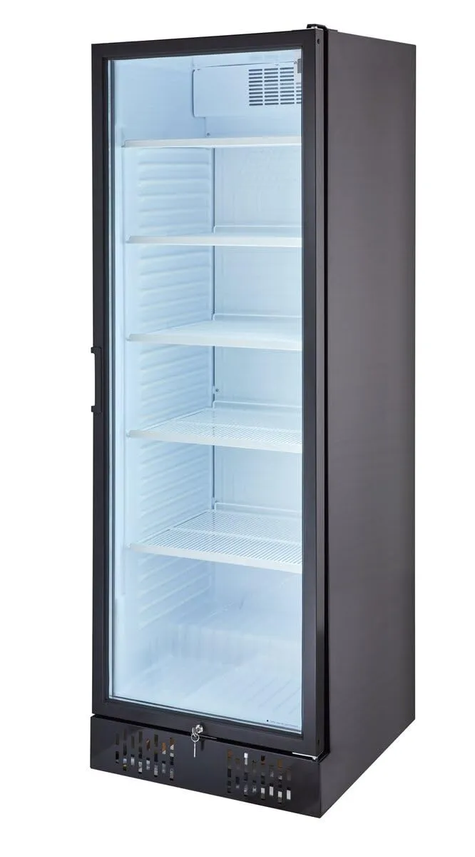 GastroHero Profi 382 Getränkekühlschrank 382 L Schwarz
