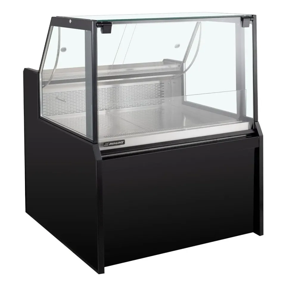 GastroHero TITAN Kühltheke 997 mm schwarz LED gekühlter Unterbau