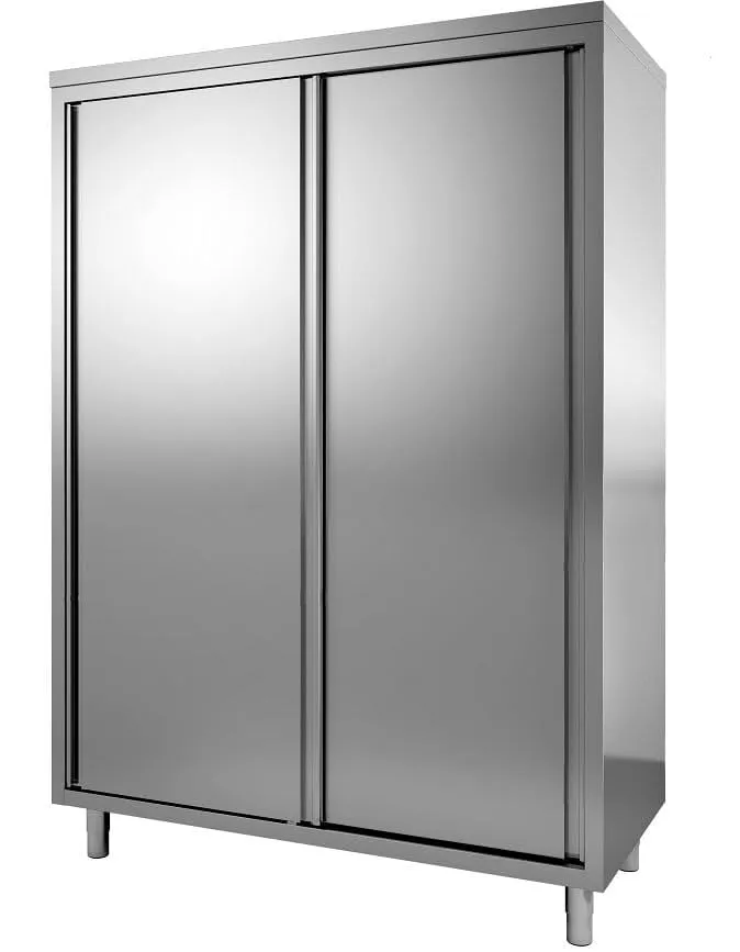 GastroHero ECO 12x6x20 Geschirrschrank 120cm Schiebetüren