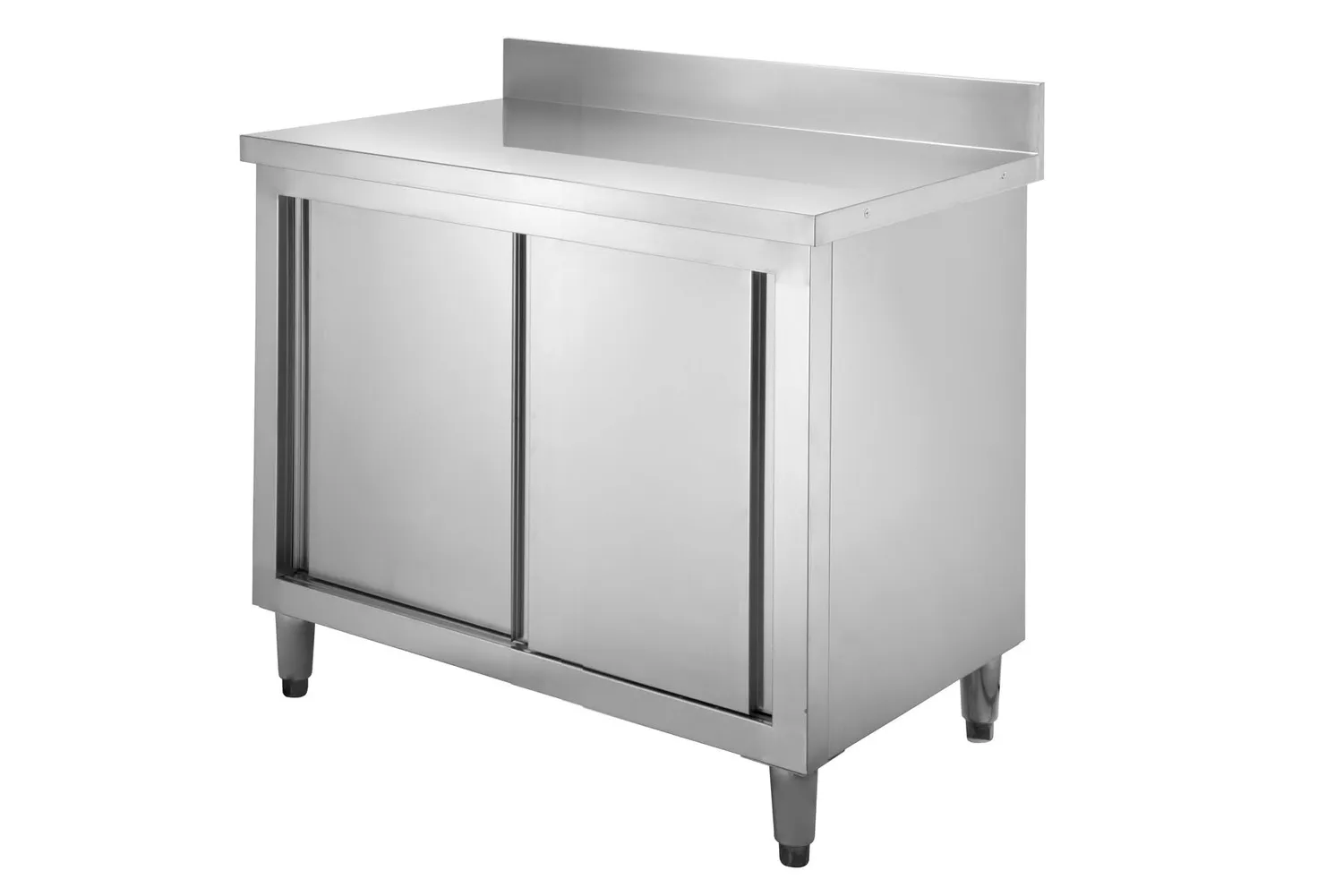 GastroHero ASSB107A Arbeitsschrank 100x70 Edelstahl