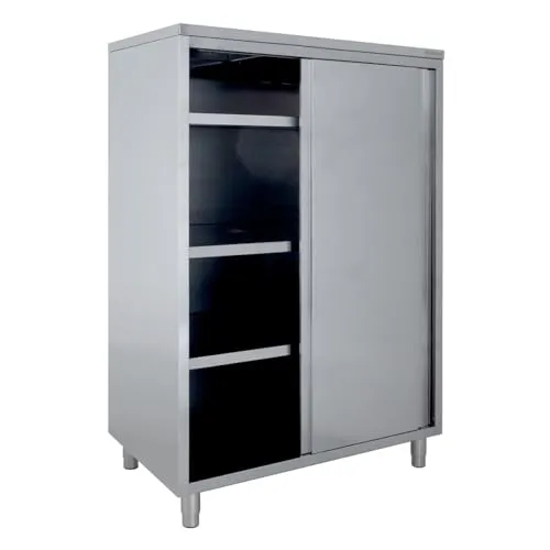 GastroHero ECO 12x6x20 Geschirrschrank 120cm Schiebetüren