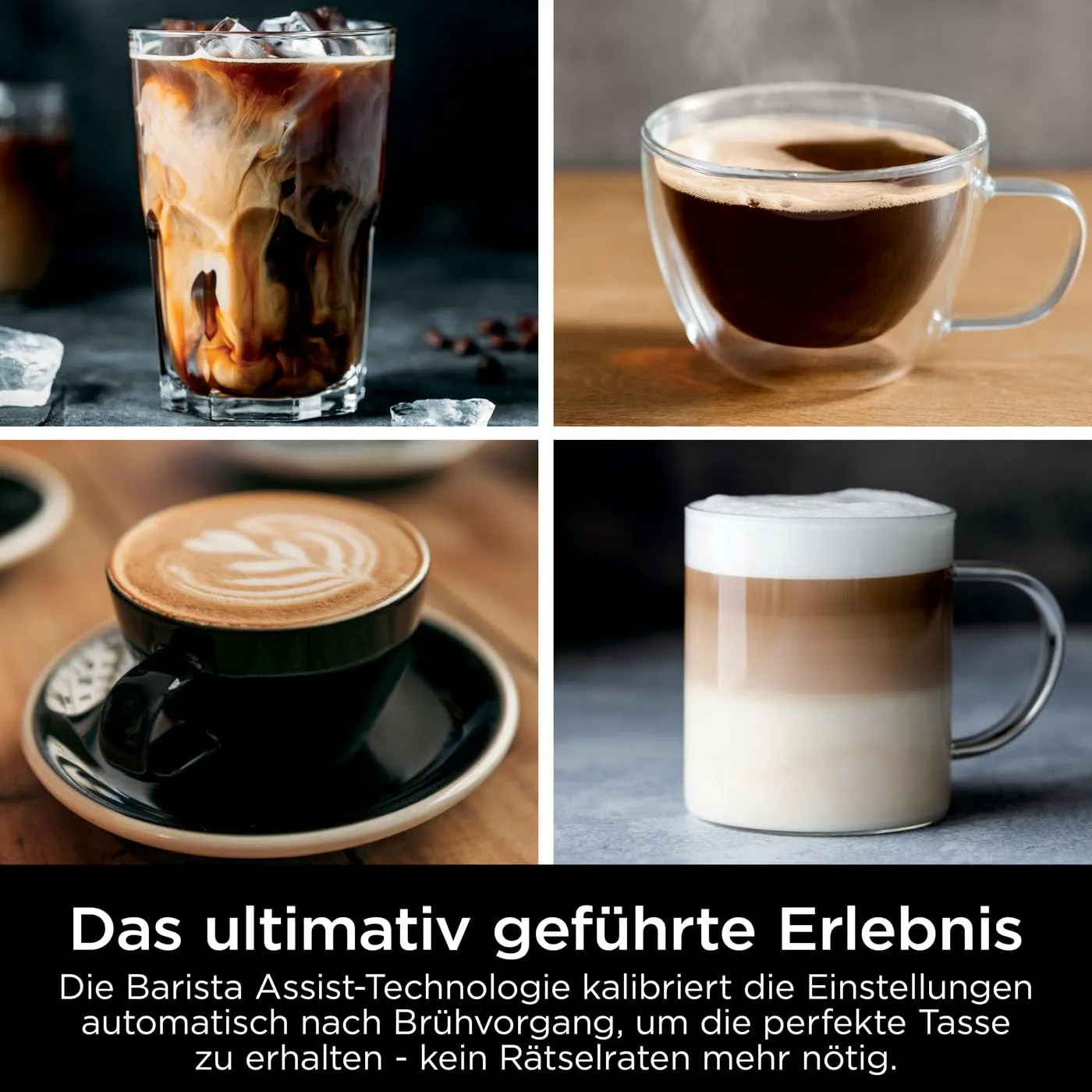 Ninja Luxe Essential Kaffeemaschine Silber 2-in-1 Mahlwerk
