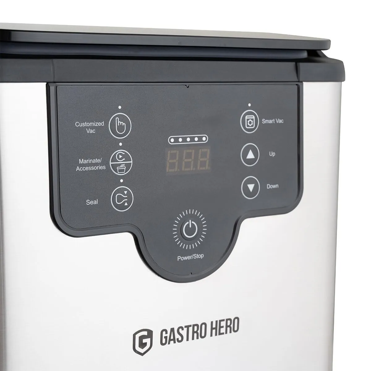 GastroHero KVM133OP Kammer-Vakuumiergerät 133L Edelstahl
