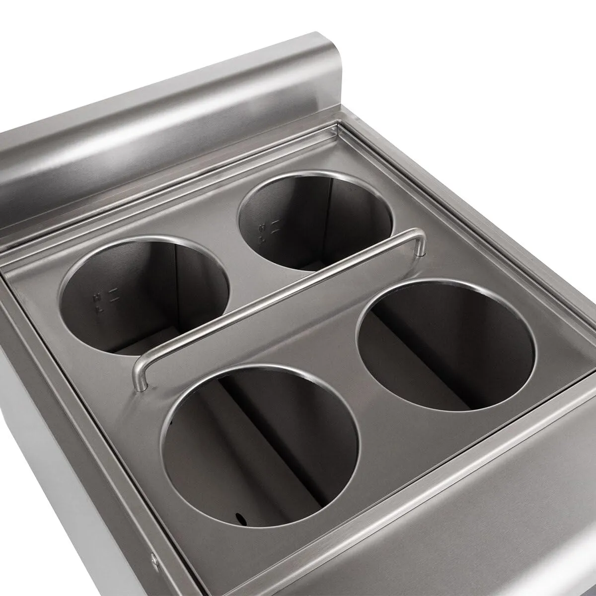 GastroHero ENK4 Nudelkocher 4 Siebe 16,5 L Edelstahl