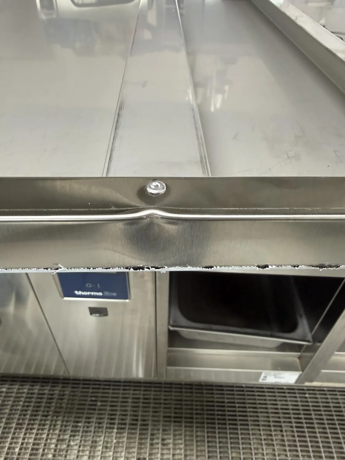 GastroHero Arbeitstisch Edelstahl 100x60 ohne Aufkantung