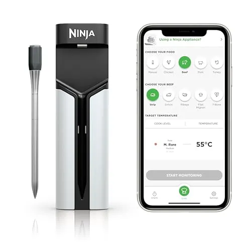 Ninja ProChef WP100EU Bratenthermometer kabellos Bluetooth App