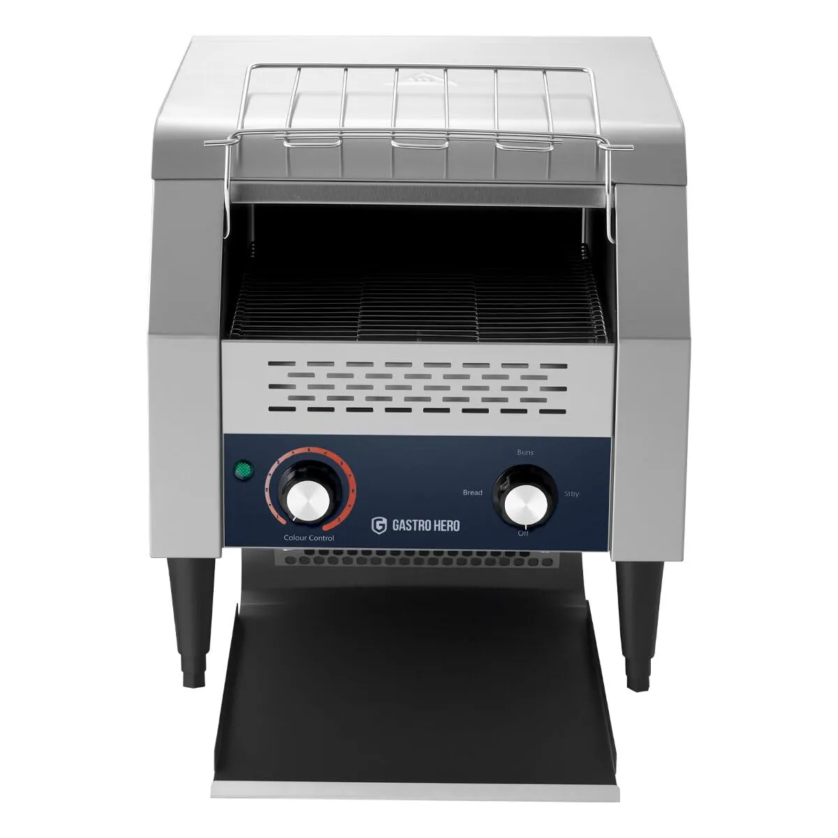 GastroHero EDT130 Durchlauftoaster 130 Scheiben Edelstahl