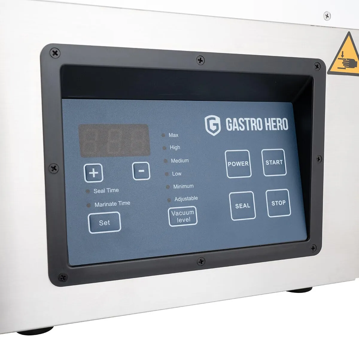 GastroHero KVM077DP Kammer-Vakuumiergerät 77L Edelstahl