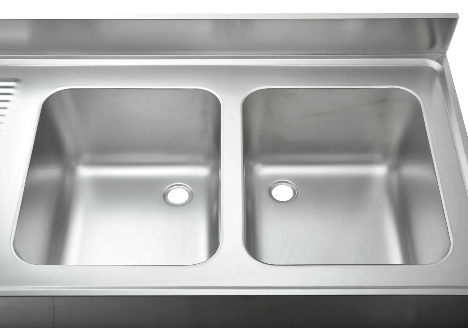 GastroHero SPZT Spülzentrum 160x70 2 Becken rechts