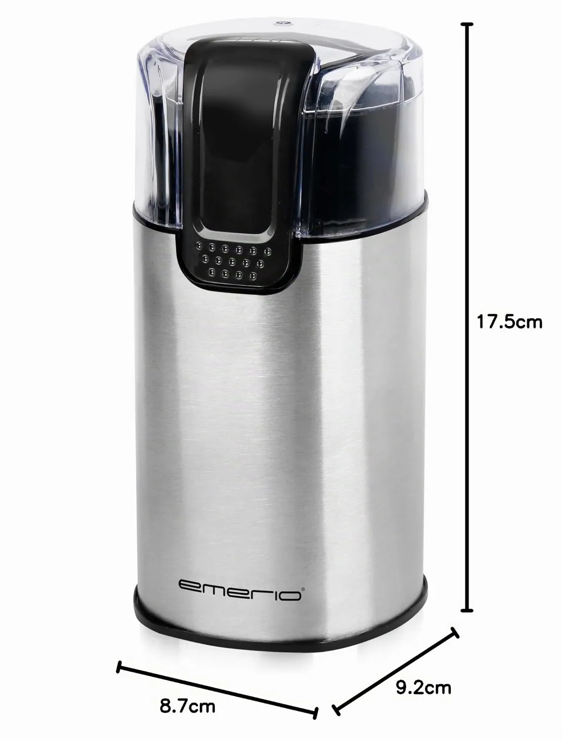 Emerio Kaffeemühle CG-125372 Edelstahl 60 g 150 W