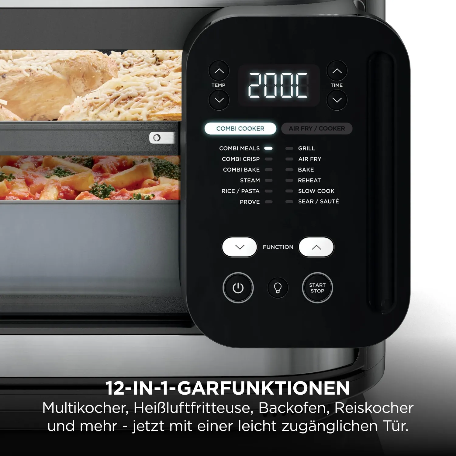 Ninja Combi Multikocher 12-in-1 grau Heißluftfritteuse