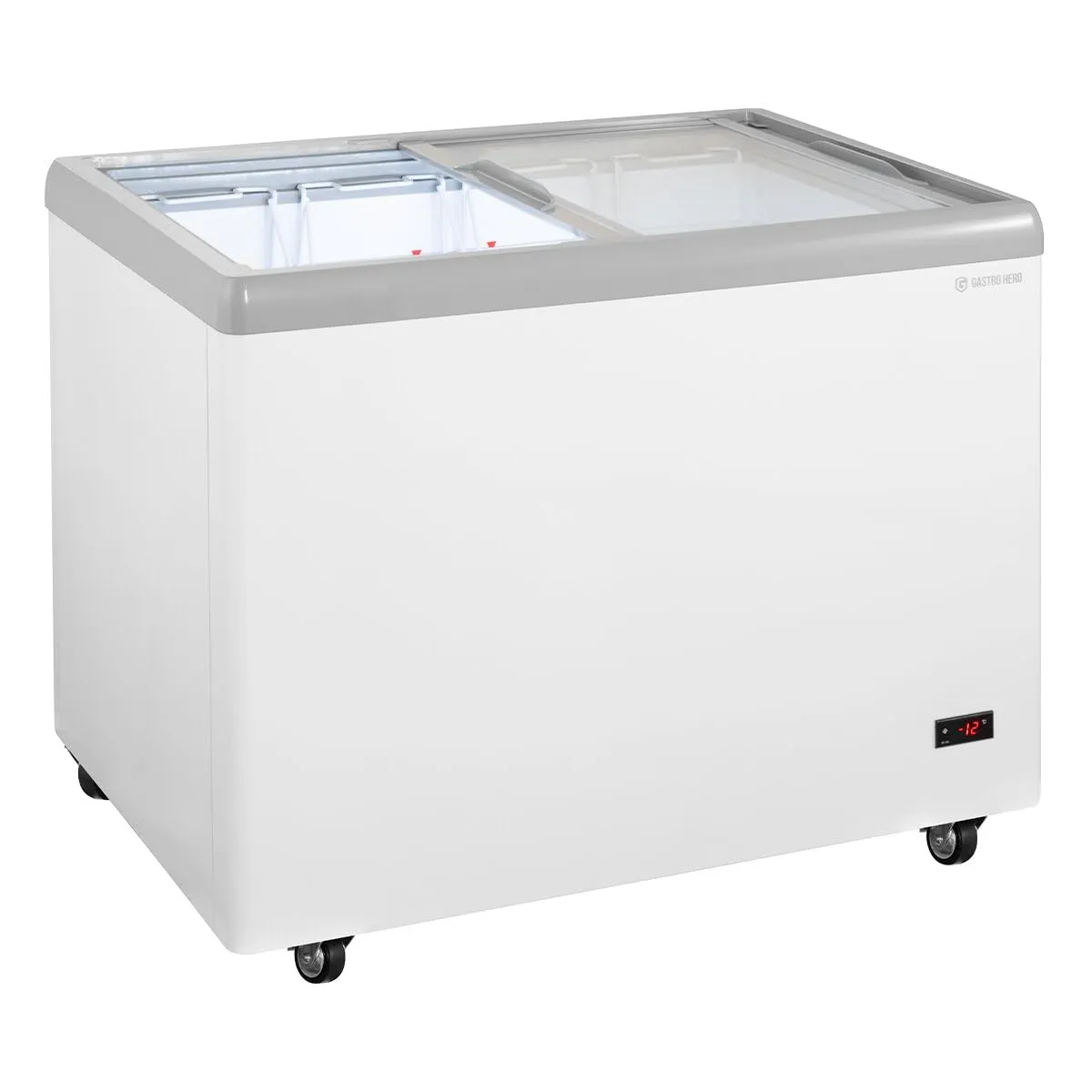 GastroHero ECTE284 Eiscreme-Gefriertruhe 284 L Weiß