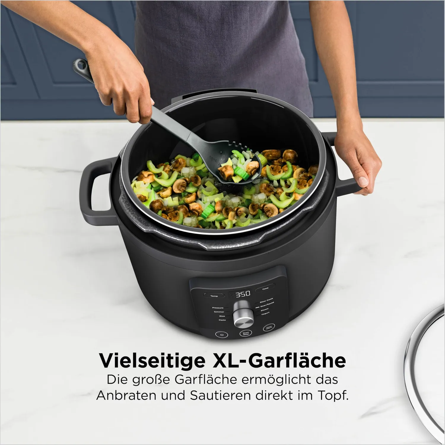 Ninja HyperHeat 9-in-1 Schnellkochtopf 6L Schwarz