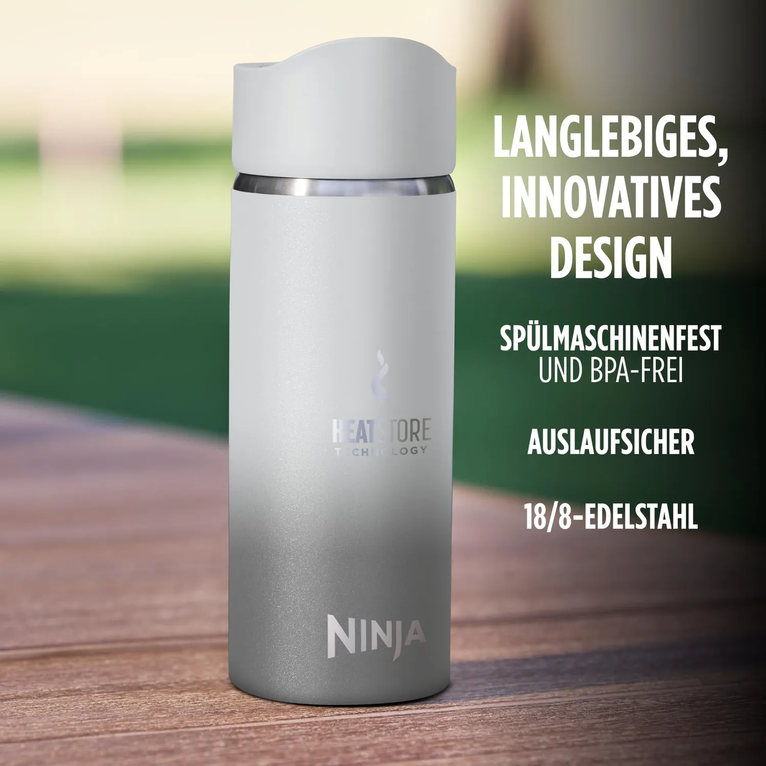 Ninja Sip Perfect Trinkflasche 400 ml Weiß DW1603