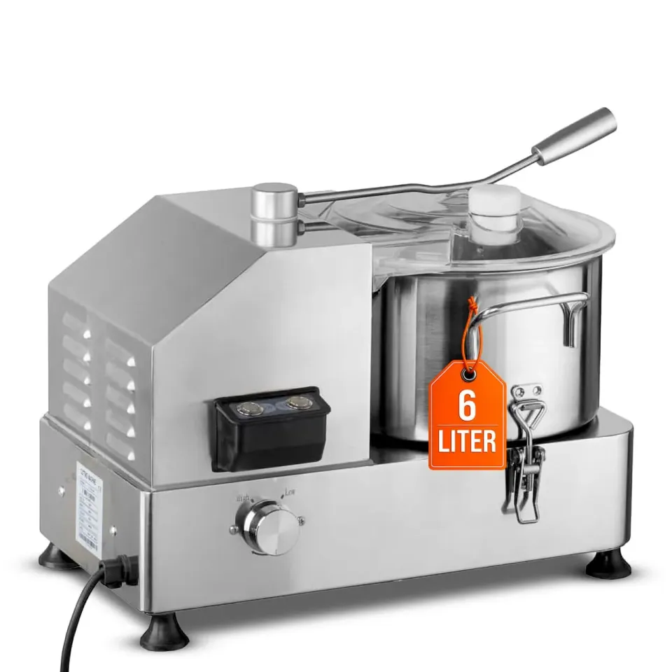 GastroHero CU-ECO6 Kutter 6L Edelstahl Profi