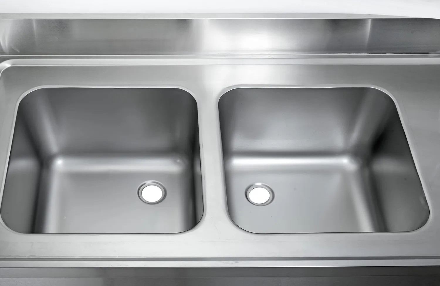 GastroHero Basic 18x7 Spülzentrum 2 Becken rechts Edelstahl