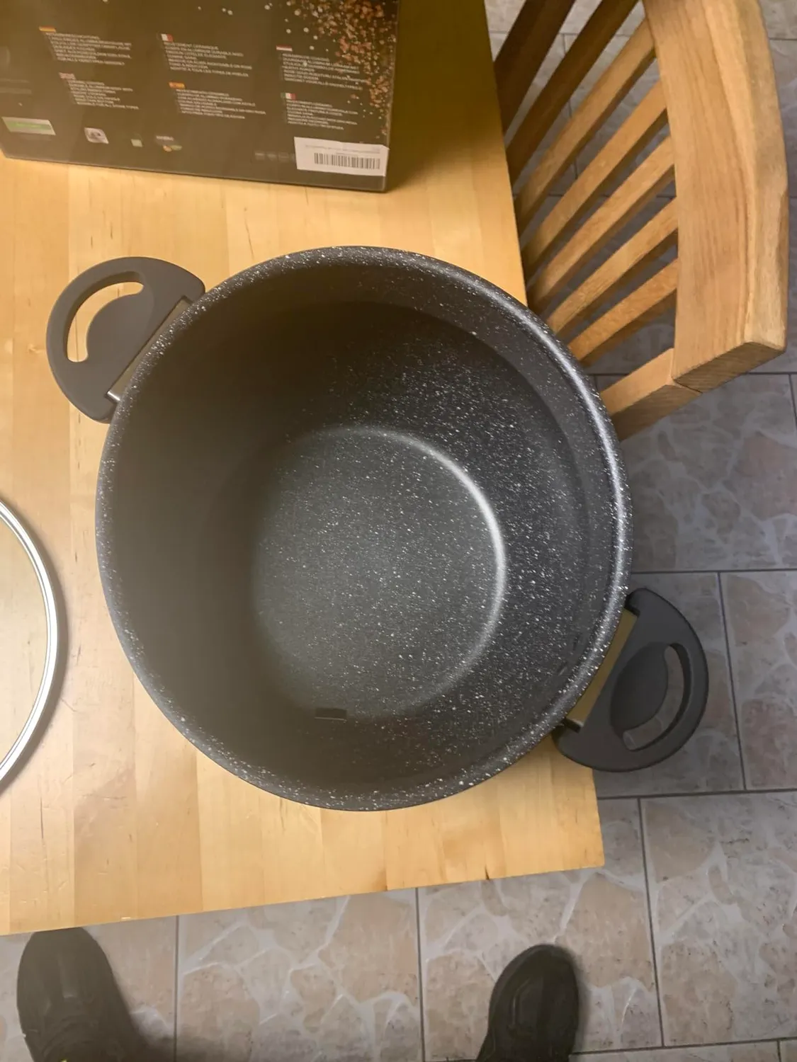 HOMELUX Kochtopf 20cm 4 Liter mit Glasdeckel antihaft