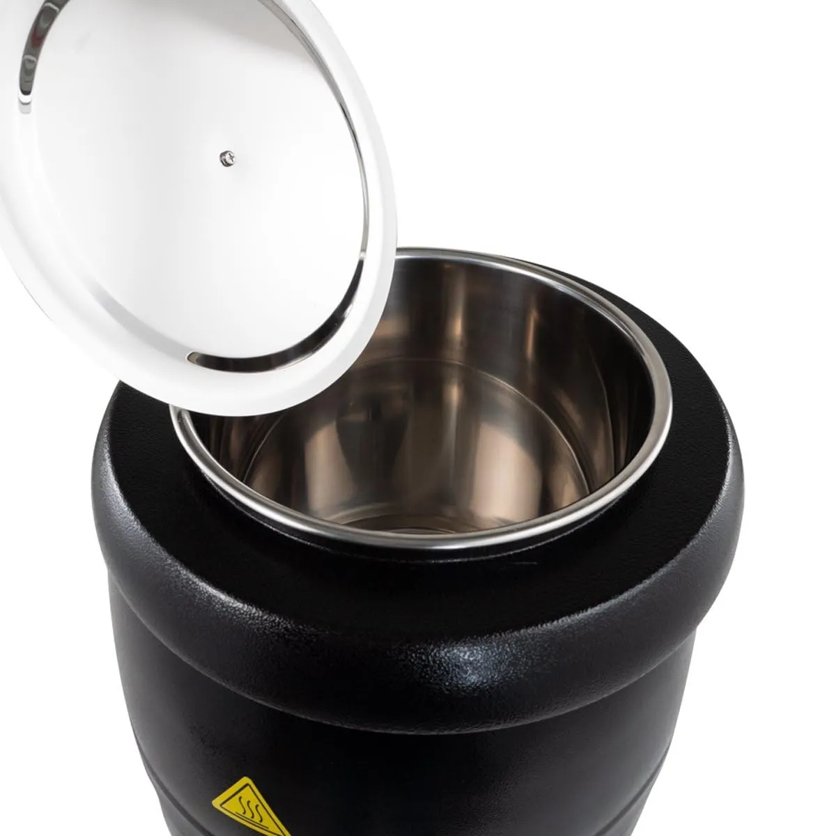 GastroHero STS-ECO-10 Suppentopf 10 L Schwarz