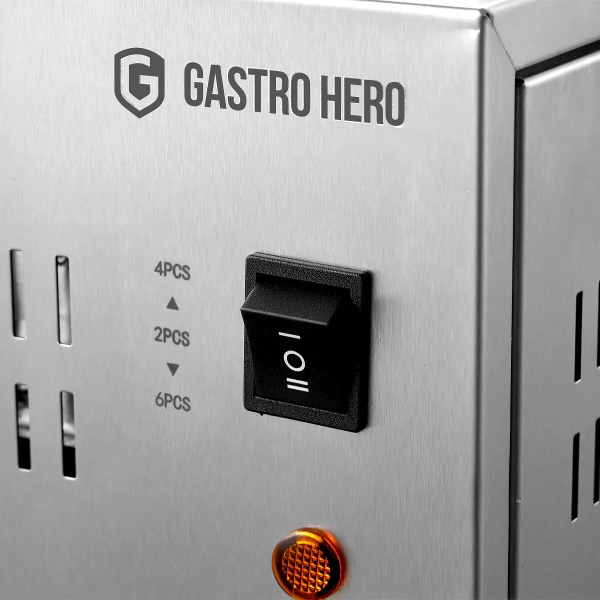 GastroHero ET6M Toaster Schlitztoaster 6 Scheiben Edelstahl