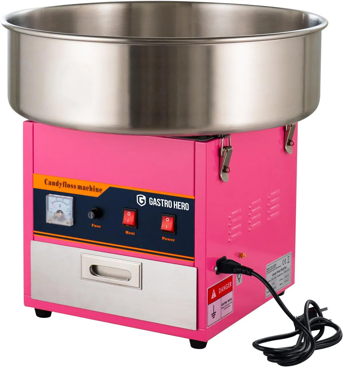 GastroHero Zuckerwattemaschine ZWM-ECO1 11kg Event