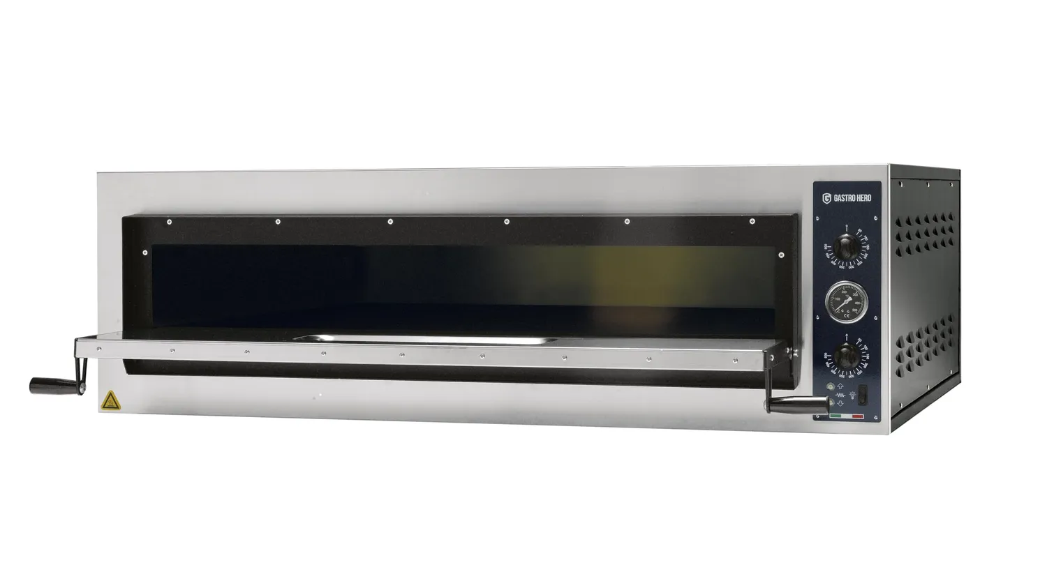GastroHero PROFI PLUS Pizzaofen 9x36 cm Vollschamott
